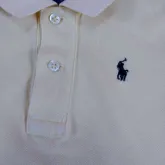 Polo เสื้อโปโลแขนสั้นสีเหลือง ไซส์ 18 m