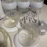 เครื่องปั๊มนม Philip Avent รุ่น philip avent รุ่น  natural comfort breast pump twin electric (ปั๊มคู่) มือสอง