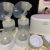 เครื่องปั๊มนม Philip Avent รุ่น philip avent รุ่น  natural comfort breast pump twin electric (ปั๊มคู่) มือสอง