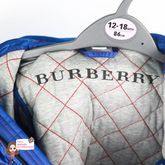 (ขายแล้ว) [คุณอั๋น ภูวนาท] เสื้อ BURBERRY ไซส์12m Baby boy blue Quilted Jacket สภาพ95%  (sold)
