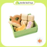 Tender Leaf Toys ของเล่นไม้ ของเล่นบทบาทสมมติ ชุดทำอาหาร ตะกร้าขนมปัง Bread Crate
