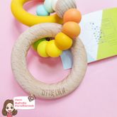 Silicone + Wood Ring Toy - Vesta
