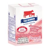 นมไทย-เดนมาร์ค รสสตรอเบอร์รี่ ขนาด 125 ml. บรรจุ 48 กล่อง