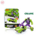 หุ่นยนต์แปลงร่าง รถเครน ( CRANE ) 03 สีเขียว ทรานฟอร์เมอร์ Transformers Robot รถแปลงร่าง