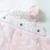 Mothercare - Sleeping Bag ถุงนอนเด็ก สีชมพูลายจุดสีขาว ใช้งานเพียง 2ครั้ง