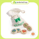 Tender Leaf Toys ของเล่นไม้ ของเล่นเสริมพัฒนาการ เกมจับคู่แมวเหมียว Clever Cat Memory Game