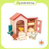 Tender Leaf Toys ของเล่นไม้ เล้าไก่เพื่อนรัก Chicken Coop
