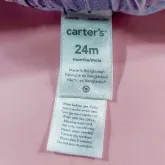 carter's เสื้อกามลายขวางสลับสี2t กางเกงขาสั้นสียีนส์