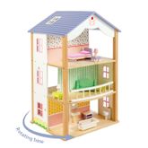 Tender Leaf Toys ของเล่นไม้ บ้านตุ๊กตา บลูเบิร์ดวิลล่า Bluebird Villa