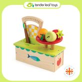 Tender Leaf Toys ของเล่นไม้ ของเล่นบทบาทสมมติ ตาชั่งแสนสนุก Weighing Scales