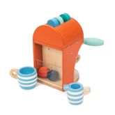 Tender Leaf Toys ของเล่นไม้ ชุดทำอาหาร ของเล่นบทบาทสมมติ เครื่องทำกาแฟเอสเปรสโซ่ Espresso Machine
