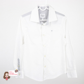 เสื้อเชิ้ต Armani Junior ไซส์ 4A (100cm)สีขาวเทา