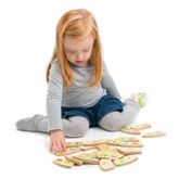 Tender Leaf Toys ของเล่นไม้ ของเล่นเสริมพัฒนาการ โดมิโน่ในสวน Garden Path Dominoes