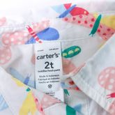 carter's ชุดเดรส  สีขาว ลายผีเสื้อ size 18m