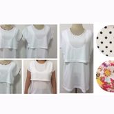 เสื้อยืดให้นมสีขาว