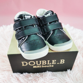 รองเท้าหนัง Double B สีดำ ไซส์ 14.5cm  Made in Japan