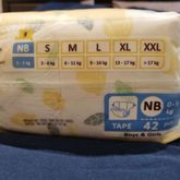 baby moby tape diapers NB