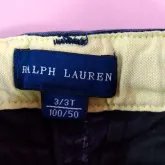 RALPH LAUREN กางเกงขายาวสีกรมไซส์3/3T