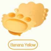 Suction Baby Angel tray - Banana Yellow (จานชามดูดโต๊ะ) 100% BPA Free