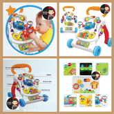 รถหัดเดิน รถผลักเดินกิจกรรม Multi-Function Walker