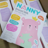ถุงเก็บน้ำนม NANNY ขนาด 8 ออนซ์  360 ถุง  (แพ็ค 60 x 6 กล่อง)