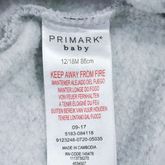 PRIMARK baby ชุดเอี้ยมสีเทา 12-18 m 