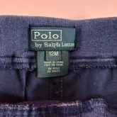 Polo กางเกงขายาวมีกระเป๋าข้างสีกรม ไซส์12m