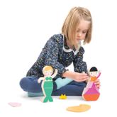 Tender Leaf Toys ของเล่นไม้ ของเล่นเสริมพัฒนาการ บล็อกแม่เหล็กเจ้าหญิง Princess Magblocs