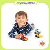 Tender Leaf Toys ของเล่นไม้ รถของเล่น รถเอบีซี ABC Cars