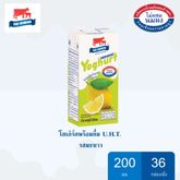 โยเกิร์ตพร้อมดื่ม U.H.T รสมะนาว ขนาด 200*36 กล่อง/ลัง