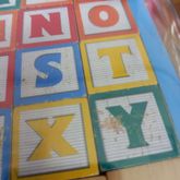 ชุดบล็อคไม้ A-B-C Classic Alphabet Block Cartของเล่น,ของเล่นเสริมพัฒนาการ melissa & doug