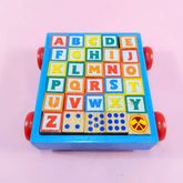 ชุดบล็อคไม้ A-B-C Classic Alphabet Block Cartของเล่น,ของเล่นเสริมพัฒนาการ melissa & doug