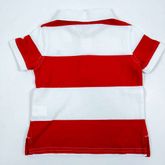 baby Gap เสื้อโปโลคอปกแขนสั้นสีขาว,แดง 6-12 m