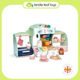 Tender Leaf Toys ของเล่นไม้ ชุดทำอาหาร ของเล่นบทบาทสมมติ ร้านกาแฟหรรษา Bird's Nest Café