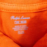 Ralph Lauren เสื้อโปโลคอปกแขนสั้นสีส้ม 12m