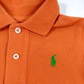 Ralph Lauren เสื้อโปโลคอปกแขนสั้นสีส้ม 12m