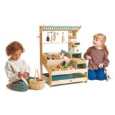 Tender Leaf Toys ของเล่นไม้ ของเล่นบทบาทสมมติ ชุดทำอาหาร ตะกร้าหวายขนมปัง Bread Basket