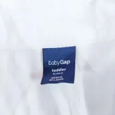 baby Gap toddler เสื้อเชิ้ตแขนยาวสีขาว 4y
