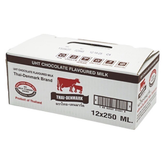 นมไทย-เดนมาร์ค รสช็อกโกแลต ขนาด 250 ml. บรรจุ 12 กล่อง