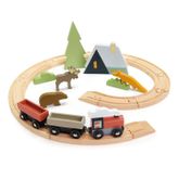 Tender Leaf Toys ของเล่นไม้ รถไฟของเล่น ชุดรถไฟ Treetops Train Set