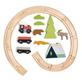 Tender Leaf Toys ของเล่นไม้ รถไฟของเล่น ชุดรถไฟ Treetops Train Set