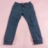 ZARA KIDS กางเกงยีนส์ขายาวสีดำเชือกผูก 6 cm 116 $150