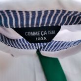 เสื้อเชิ้ดแขนยาวเด็ก สีขาว COMME CA ISM 98-10HZ07 Size 100cm