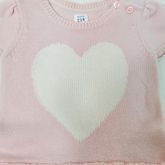 baby gap ชุดกระโปรงเสื้อไหมพรมสีชมพูกะปิ 12-18 monts