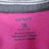 Carter's ชุดบอดี้สูทแขนยาวขายาวสีชมพูไซส์18