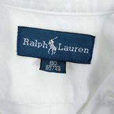 Ralph Lauren เสื้อเชิ้ตแขนยาวสีขาวไซส์80 