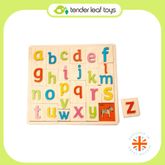 Tender Leaf Toys ของเล่นไม้ ของเล่นเสริมพัฒนาการ บอร์ดรูปภาพ A-Z Alphabet Pictures