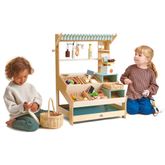 Tender Leaf Toys ของเล่นไม้ ชุดจ่ายตลาด ชั้นขายของร้านค้าแสนสนุก General Stores