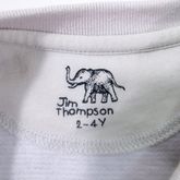 ชุดเด็กเสื้อยืด+กางเกงขาสั้นเอวยางยืด Jim Thompson Size 2-4Y