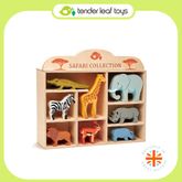 Tender Leaf Toys ของเล่นไม้ ของเล่นเสริมพัฒนาการ ชุดสวนสัตว์ Safari Collection